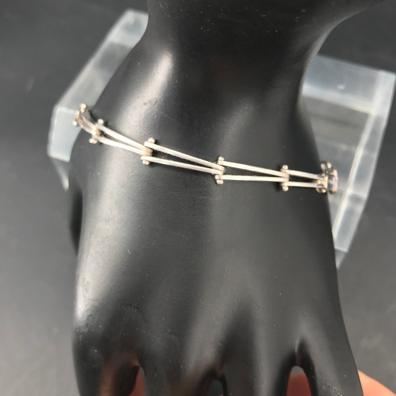 Modernist Sterling Bracelet