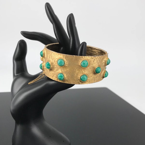 1960's Massive Volcano Bellini Bracelet Designer Costume High-End Couture