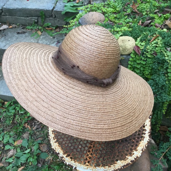 Vintage Sun Hat Wide Brim - image 6