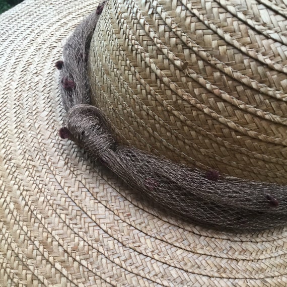 Vintage Sun Hat Wide Brim - image 8