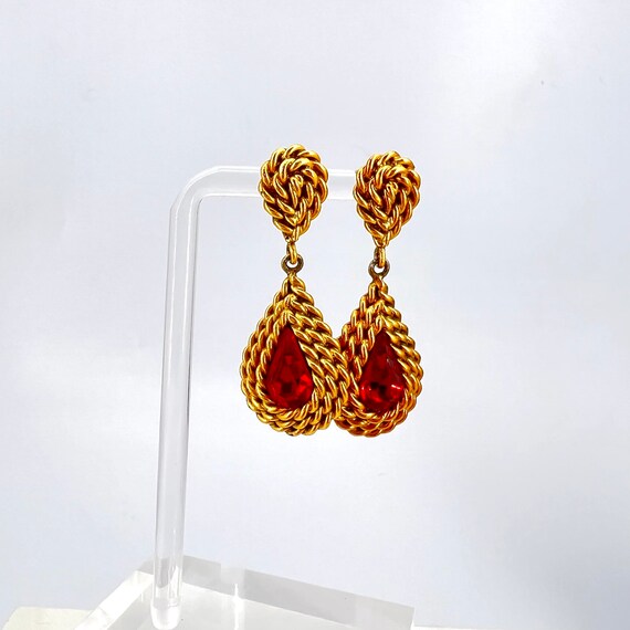 Yves Saint Laurent Vintage Earrings YSL - image 2