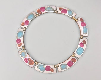 Kay Denning Enameled Necklace