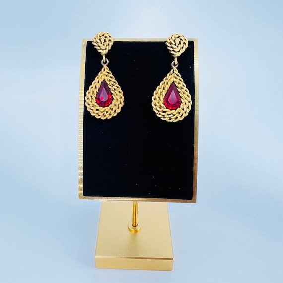 Yves Saint Laurent Vintage Earrings YSL - image 3