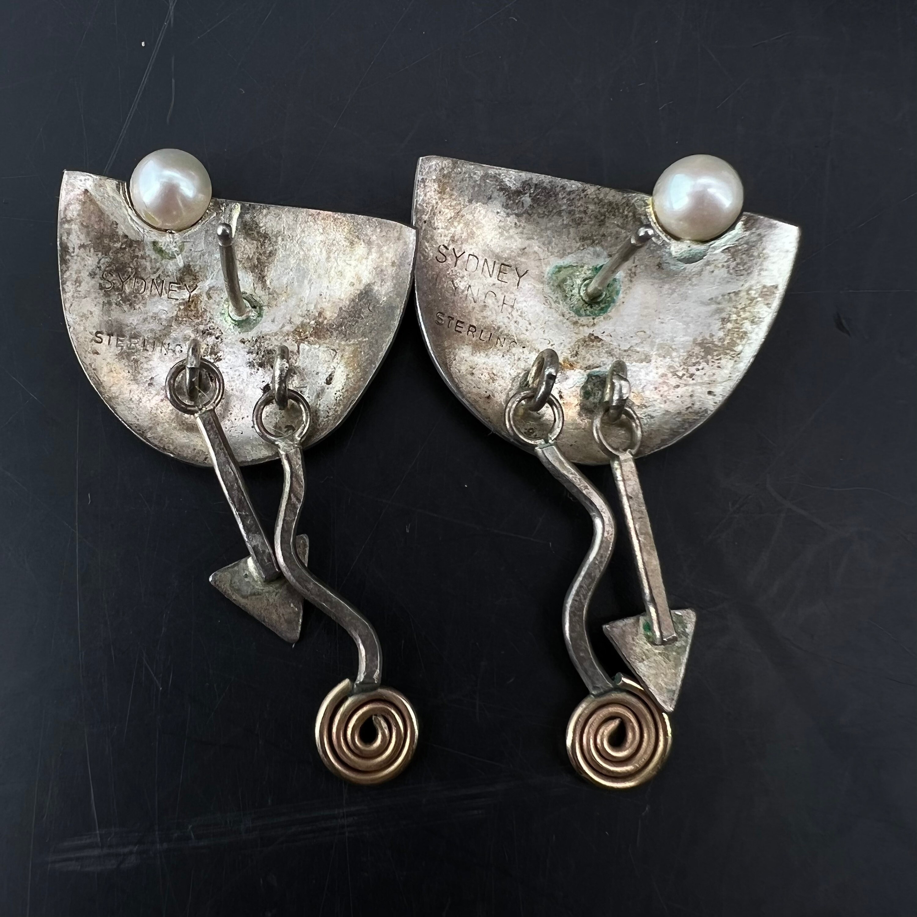 VINTAGE HOLLYWOOD■Two-tone Ring Earrings ピアス VINTAGE HOLLYWOOD] Two-tone Ring Earrings (VINTAGE HOLLYWOOD