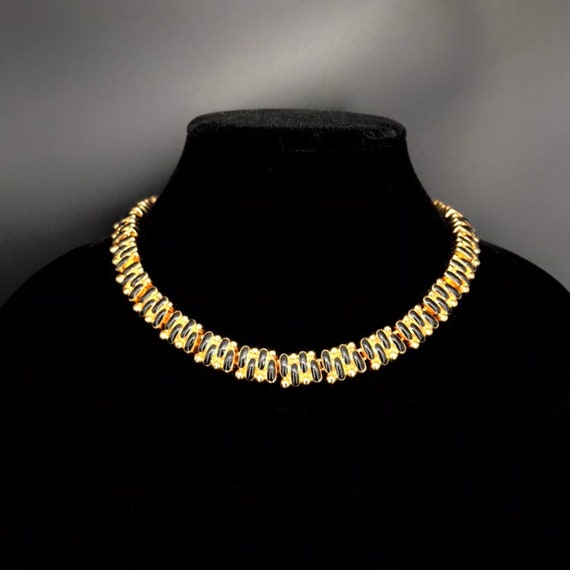 St. John Couture Enameled Necklace Saks Fifth Ave… - image 3