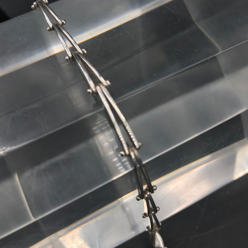 Modernist Sterling Bracelet
