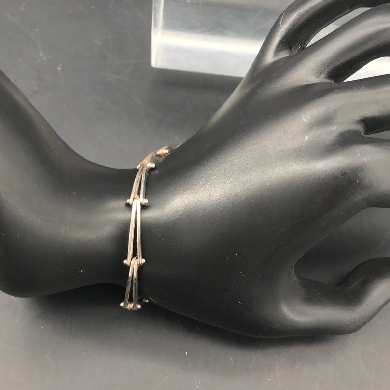 Modernist Sterling Bracelet