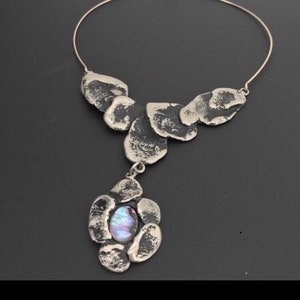 Modernist Bengt Blomqvist Necklace Swedish Brutalist