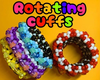 Custom kandi rotating cuffs