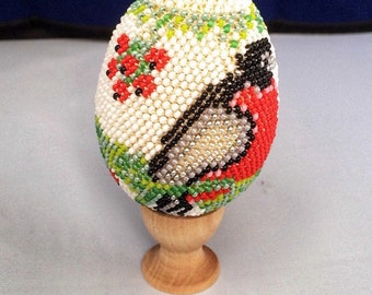 Bead crochet Easter egg