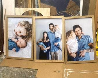 Large Quartersawn White Oak Picture Frame