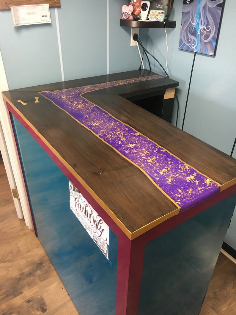 What is the Best Epoxy Resin Countertops for Kitchen 6 Custom Live Edge & Epoxy Resin Maple Slab Countertop