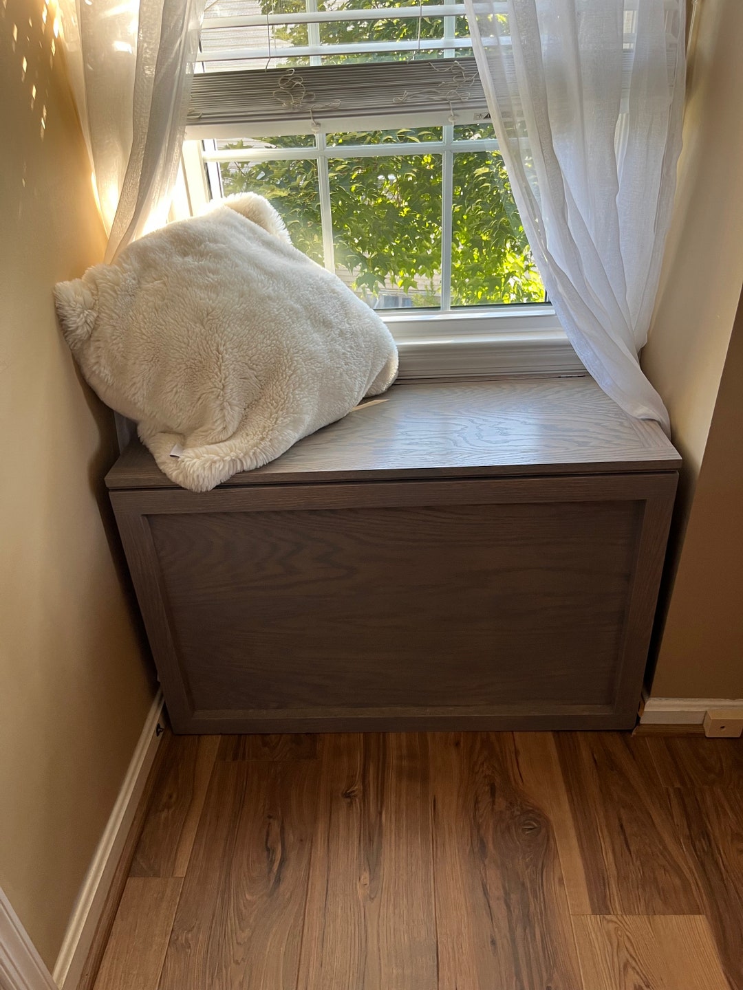 Oak Window Bench Trunk - Etsy
