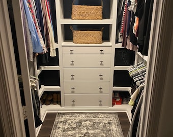 Custom built-in closet remodel