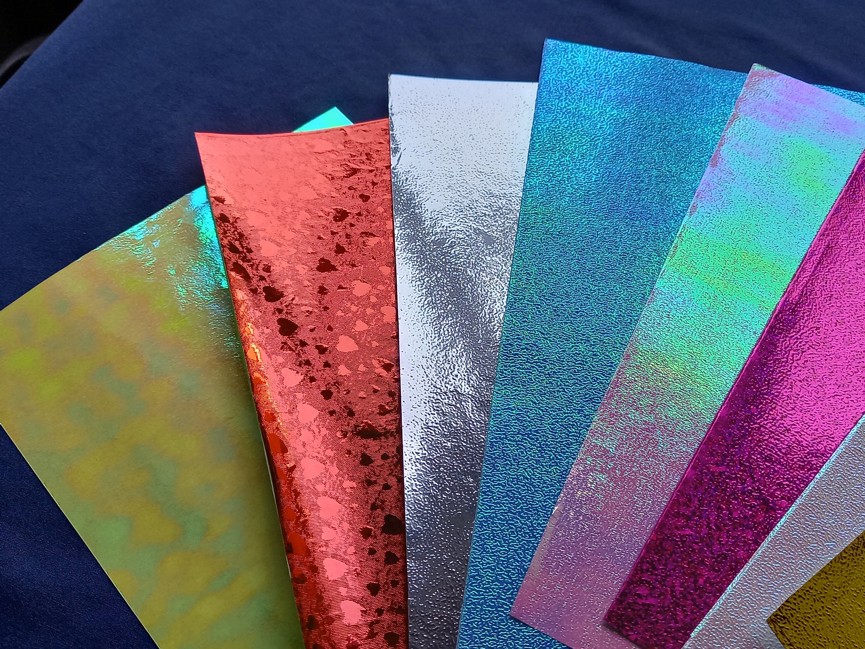 12 Sheets of Beautiful Glitter Paper, Lots of Colours and Designs Individual Sheets Available