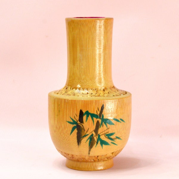 Bamboo Vase Etsy
