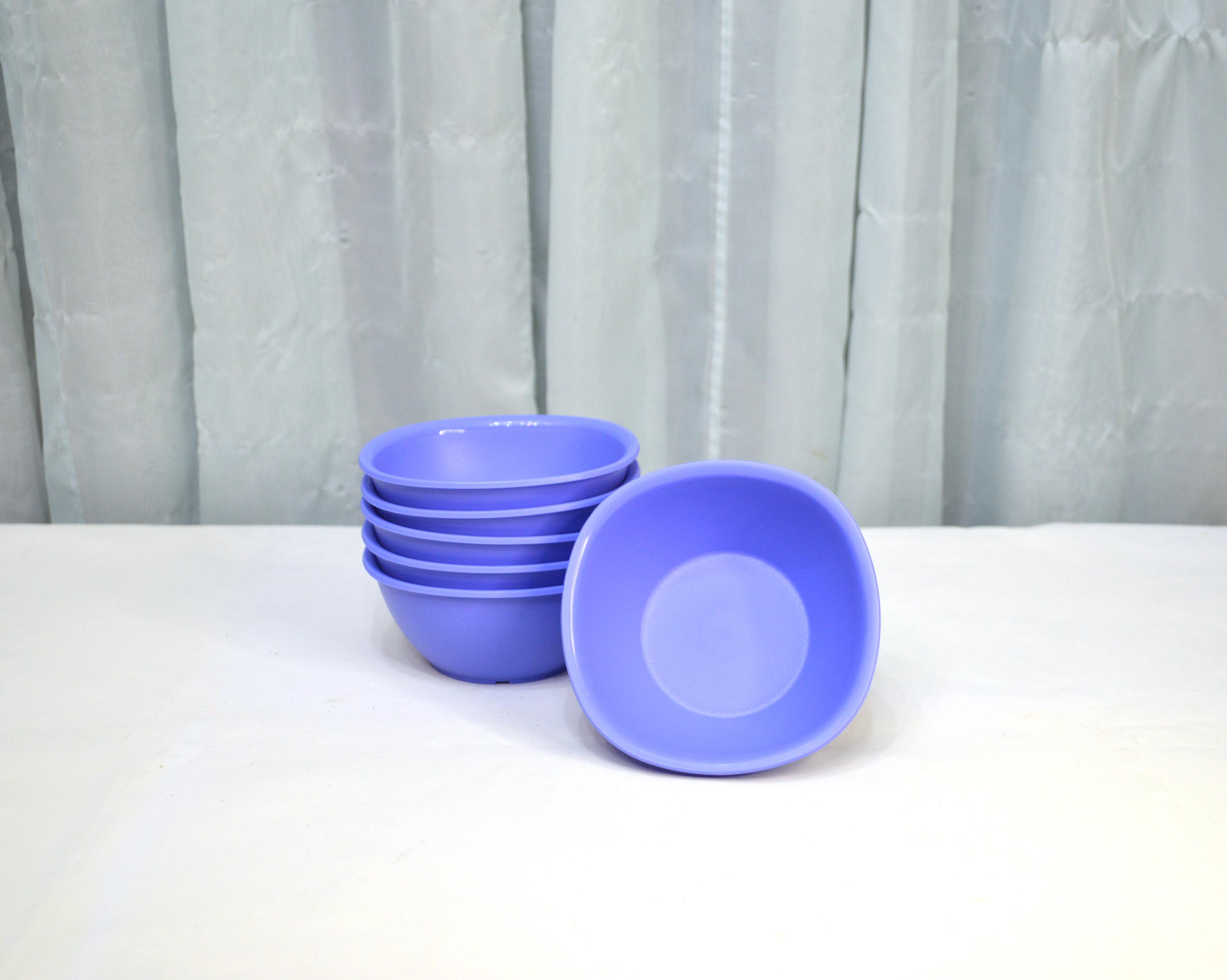 新品未使用Tupperware スーパーオーバル・ブルー6点セット 1990s Blue Tupperware Ice Cream Bowls, Set of 6 - Etsy