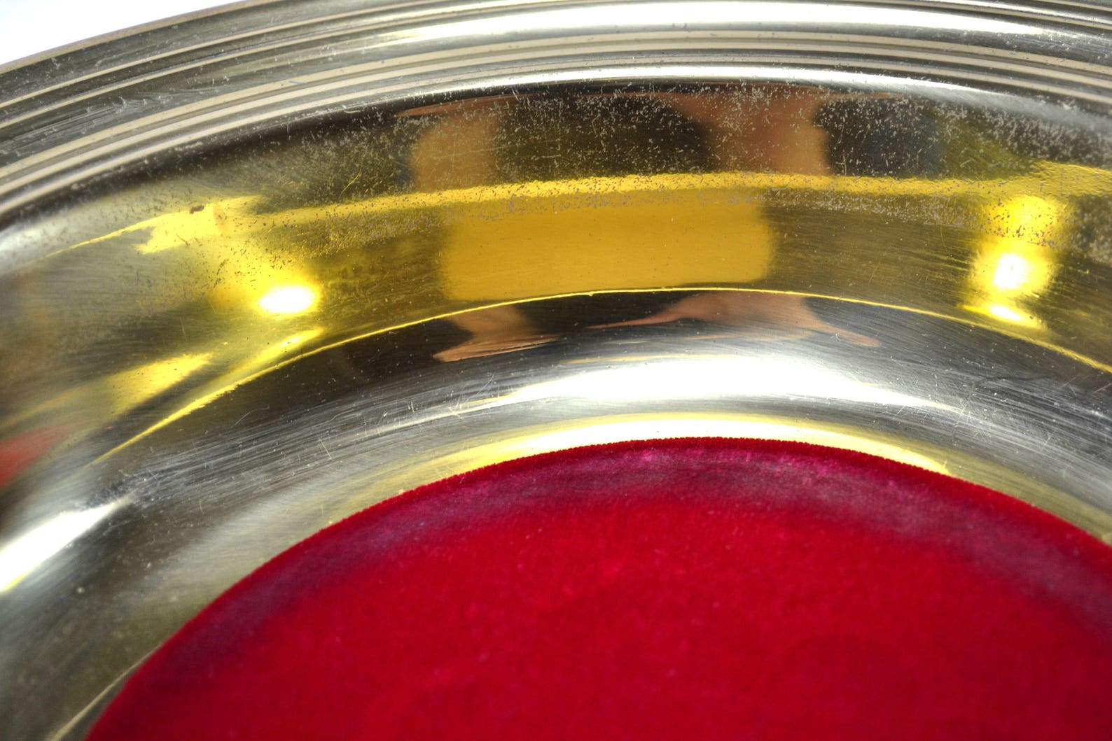 Vintage Brass Church Offering Plate Etsy