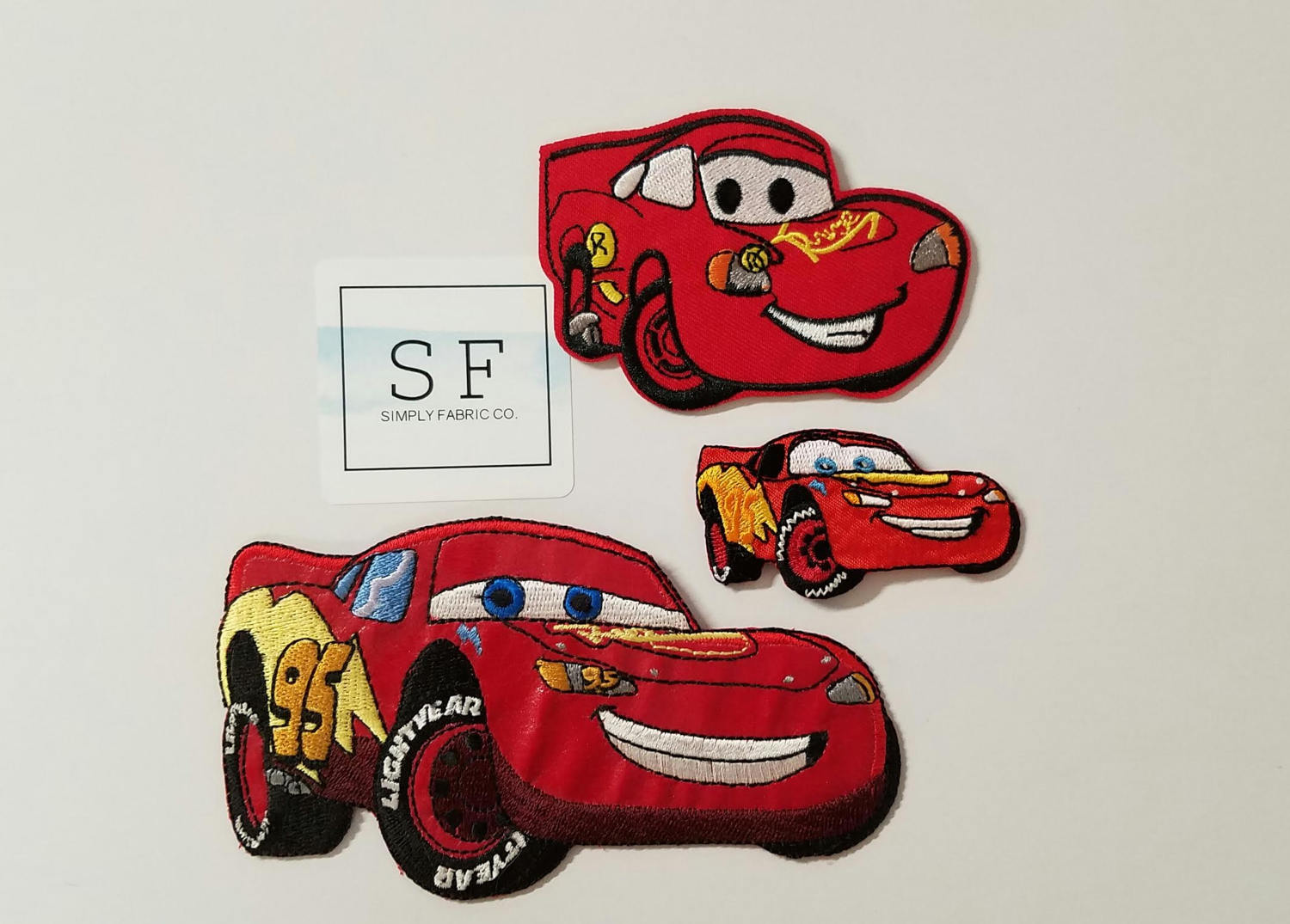 Lightning McQueen Iron on Patch Disney's Cars Applique Etsy