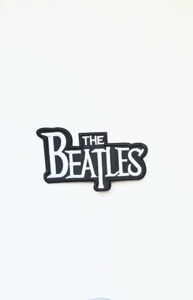 The Beatles Logo Iron on Patch John Lennon Patch music Etsy