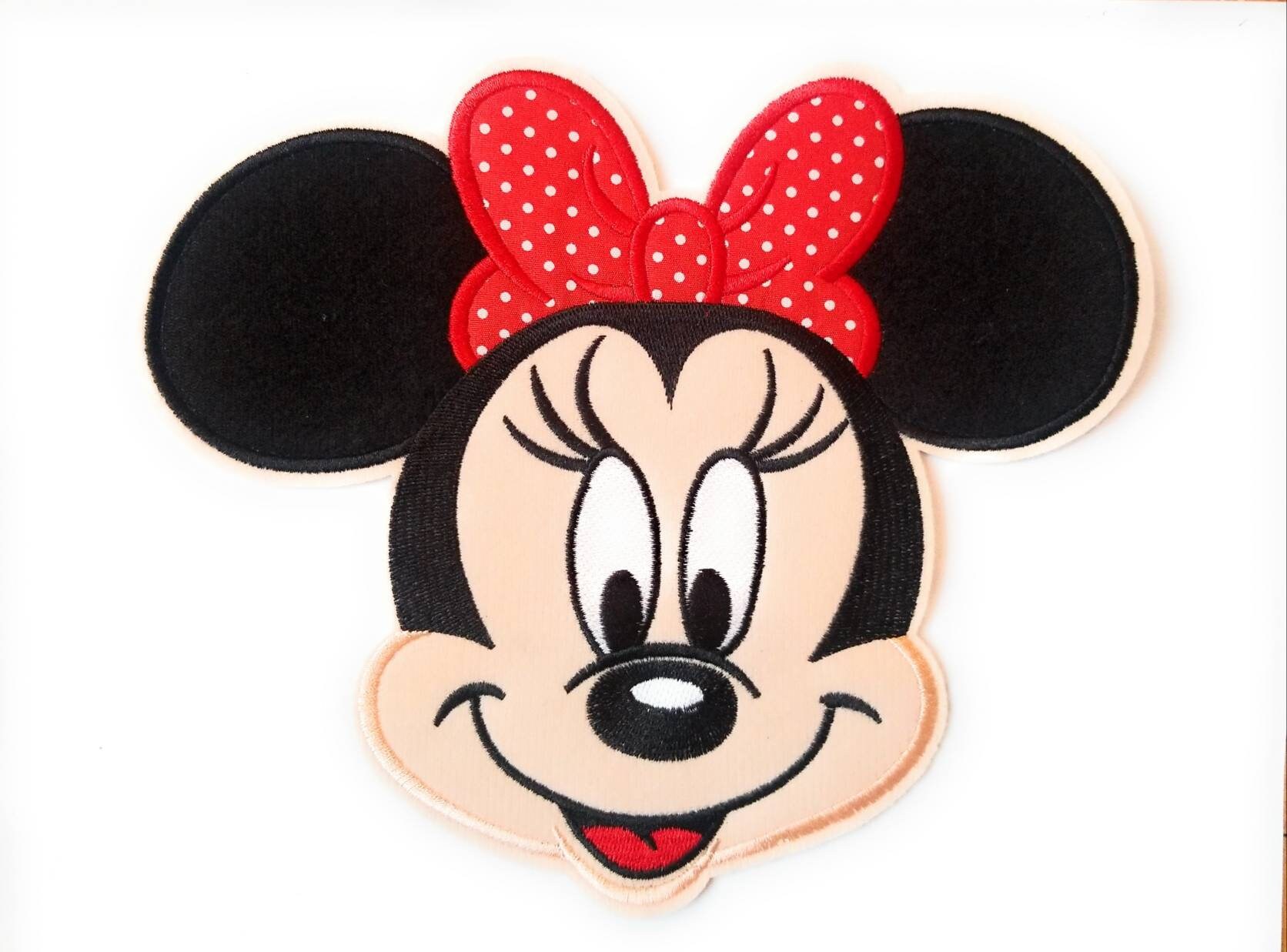 XL Minnie Mouse Iron on Patch - Disney Embroidery Patches -Ready to S…