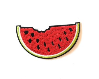 Backpacks Melon Fruits DIY Iron On Embroidered Sew On Applique Watermelon Patch Shirts for Jackets Backpacks Melon Fruits DIY Iron On Embroidered Sew On Applique Watermelon Patch Shirts for Jackets