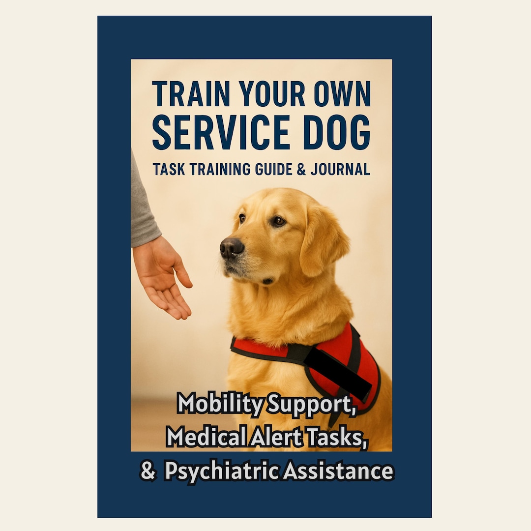 Service Dog Task Animation Service Dog Task Training Guide & Journal PDF: Mobility Support ...