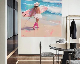 Coastal Cowgirl Wall Art Pink Western Boot Print, Howdy Cowgirl Poster for Dorm Decor, Girly Rodeo Art, Trendy Coquette Western PNG Download