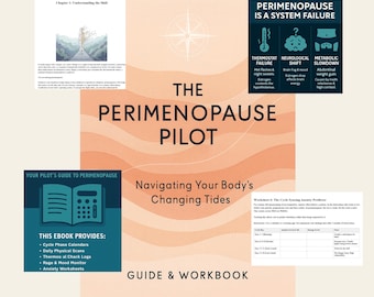 Perimenopause Ratgeber & Arbeitsbuch | Menopause Journal, PDF, Bullet Journaling, Bullet Journaling, Bullet Journaling, Menopause