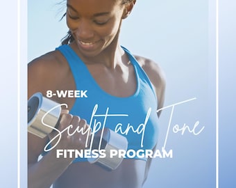 Programme d'entraînement physique Sculpt & Tone de 8 semaines pour femmes PDF | Programme d'entraînement féminin