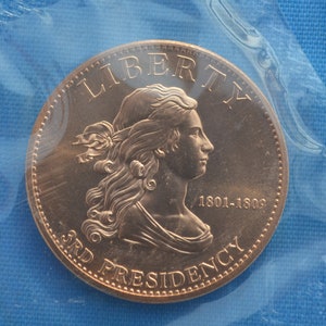 Thomas Jefferson Liberty Medal Mint Sealed