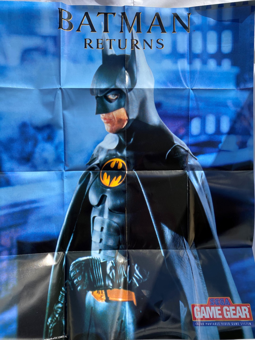 Batman Returns Sega Game Gear - Get a Grip POSTER INSERT