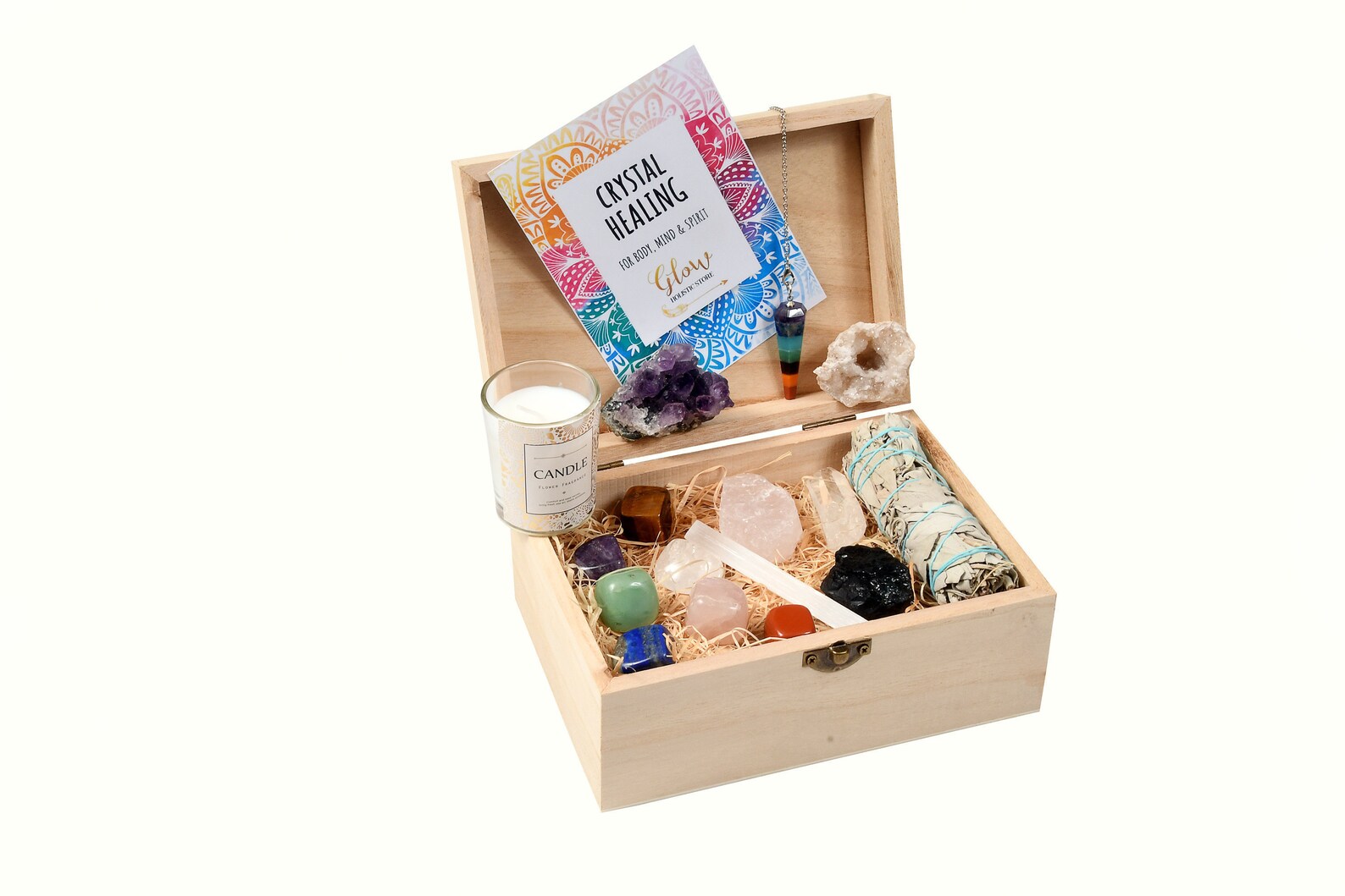 Crystal Collection Gift Set with Rough Crystals Tumble Etsy