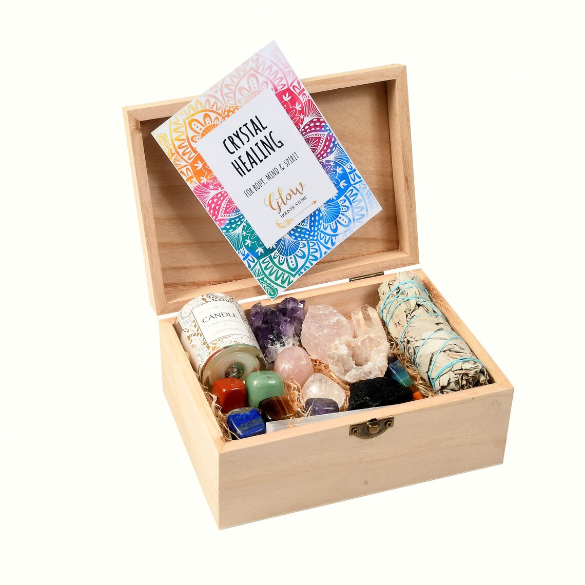 Crystal Collection Gift Set with Rough Crystals Tumble Etsy