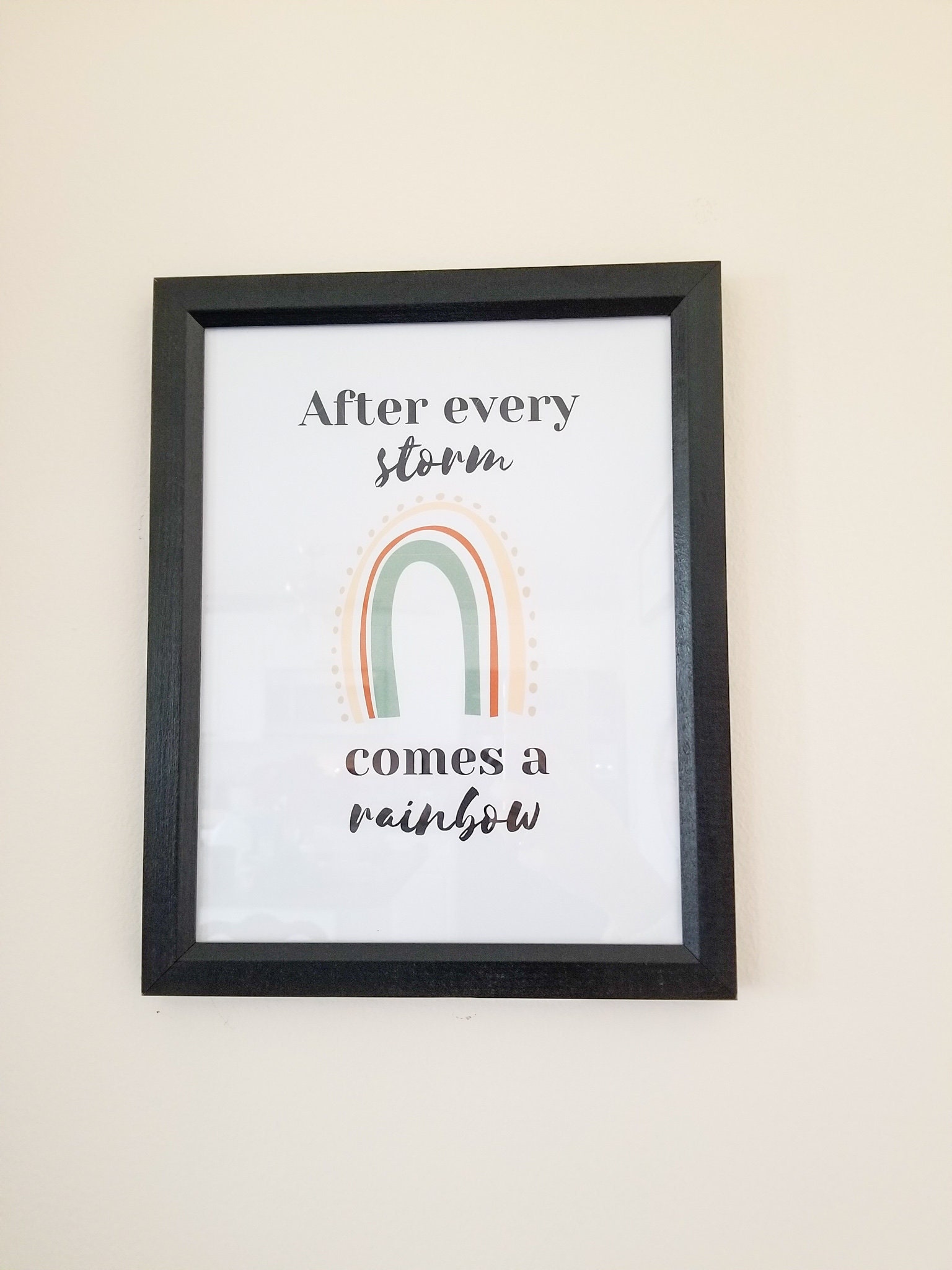 After Every Storm Comes a Rainbow Etsy Australia