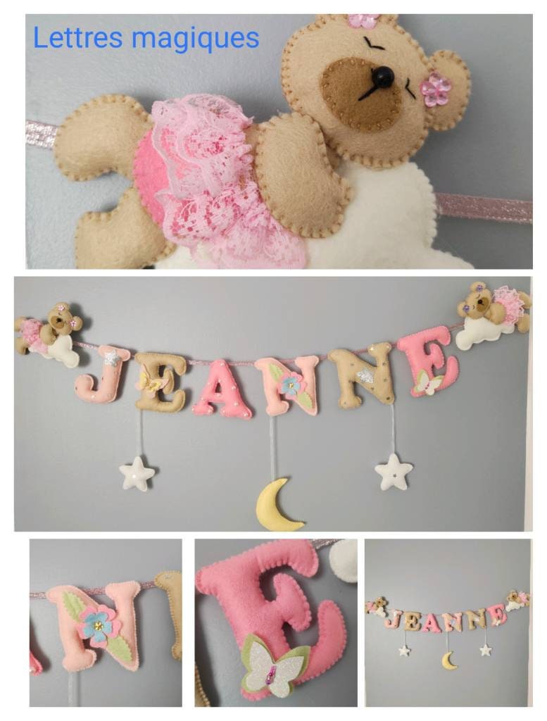 Prénoms en Feutrine