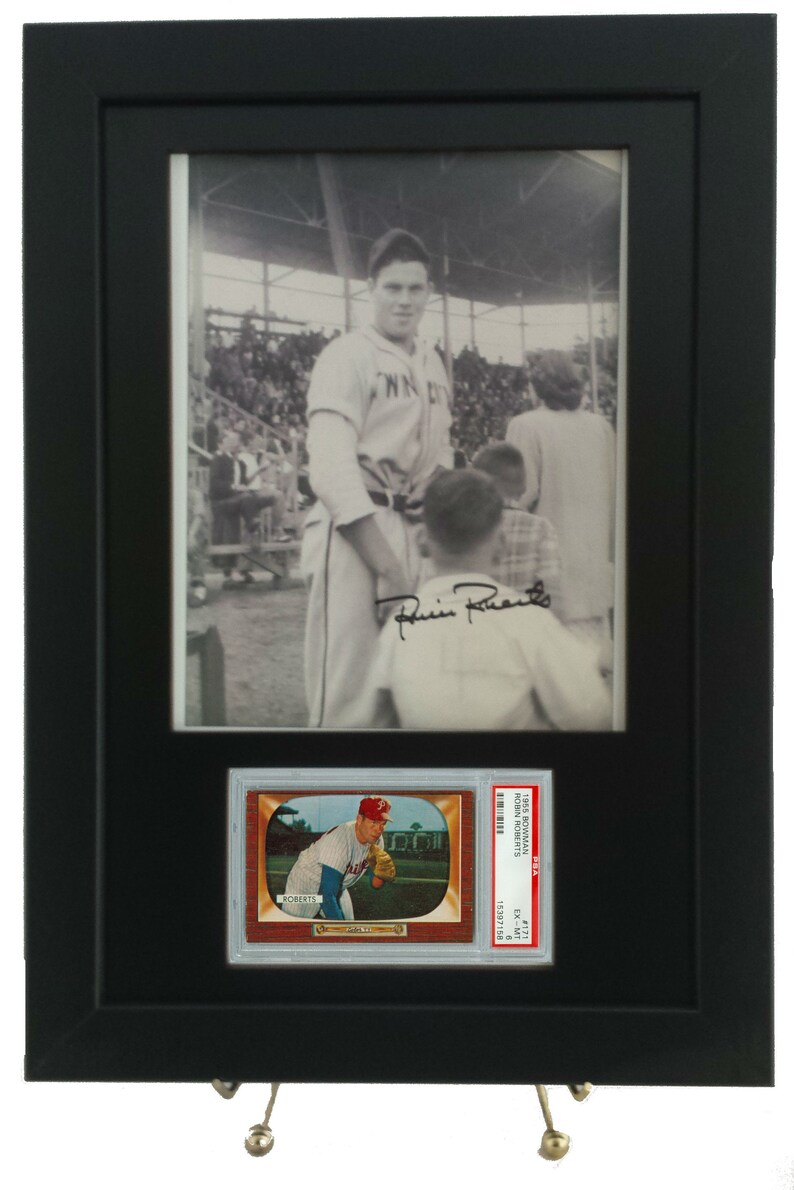 Sports Card Frame for a PSA Horizontal Card w/ 8 x 10 Vertical Etsy