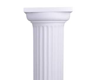 Doric Order Column Pillar Capital Ancient Greek Roman Architecture Cast Marble 36.8 inches