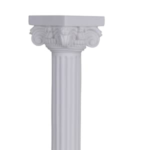 Greek Ionic order Column Pillar Pedestal Statue Handmade Sculpture Decor 10.7 inches - 27cm
