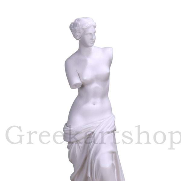 Aphrodite Venus De Milo griechische Göttin Guss Marmor Museum Kopie Statue Skulptur 15,55 Zoll - 39,5 cm