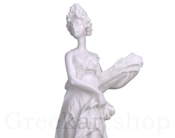 DEMETER Ceres Goddess Mother of Nature Fertility  Statue Sculpture 9.84inches - 25 cm