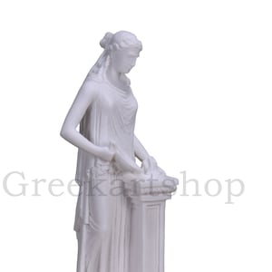 Hestia Vesta Statue Greek Roman Goddess of Home Family Sculpture Figure 10.24in - 26 cm