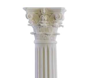 アンティーク　彫刻ギリシャ柱風　オブジェ アンティーク 彫刻ギリシャ柱風オブジェ セット