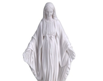 Virgen María Madre de JESÚS Virgen Santa Nuestra Señora Estatua Escultura mármol fundido