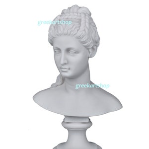 persephone proserpine queen goddess bust head greek cast marble