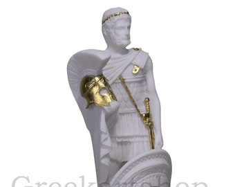 Handmade Ares, God of War Cast Marble Statue - Greek Sculpture