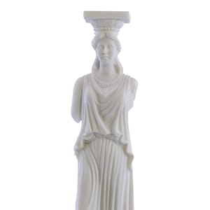 Karyatid Erechtheion Akropolis Athen Weibliche Säule Säule griechische Statue Skulptur Marmorguss