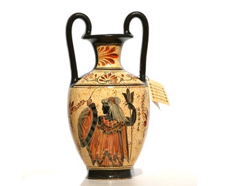Ganymedes And Zeus Small Red Figured Kylix Vase Museum Of Etsy