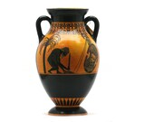 Suicide of Ajax Vase Ancient Greek Amphora Pottery Museum Copy Free Shipping Free Tracking Number