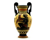 Amphora Vase Goddess Diana Artemis Athena Ancient Greek Pottery Ceramic Free Shipping and Free Tracking Number
